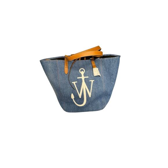 JW Anderson NWT Denim Belt Tote Bag in Blue - Picture 5 of 16